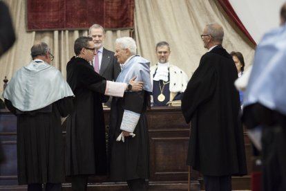 La Universidad de Salamanca nombra doctor 'honoris causa' al presidente italiano, Sergio Mattarella.