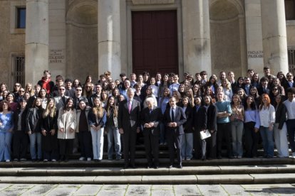 La Universidad de Salamanca nombra doctor 'honoris causa' al presidente italiano, Sergio Mattarella.