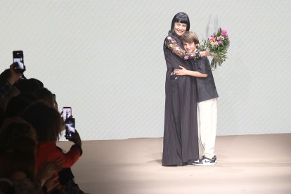 Desfile de la diseñadora salmantina, Fely Campo en la mercedes-Benz Fashion Week.