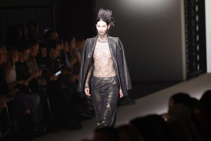 Desfile de la diseñadora salmantina, Fely Campo en la mercedes-Benz Fashion Week.