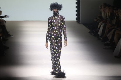 Desfile de la diseñadora salmantina, Fely Campo en la mercedes-Benz Fashion Week.