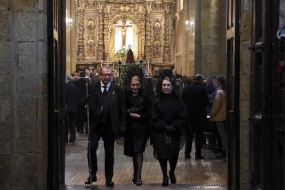 Procesión de la Virgen del Mercado, también conocida como la ‘Morenica’, en León.