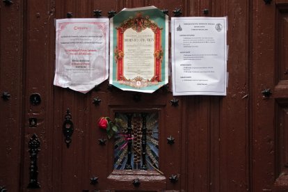 Procesión de la Virgen del Mercado, también conocida como la ‘Morenica’, en León.