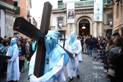 La Procesión del Santísimo Rosario del Dolor del Lunes Santo en Valladolid, imagen de archivo.