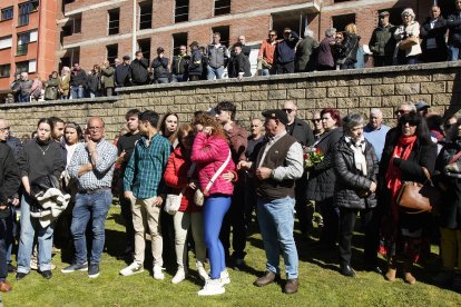 Homenaje del Ayuntamiento de Villablino (León), a los mineros fallecidos en el accidente de Cerredo (Asturias)
