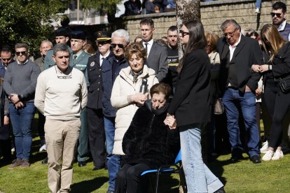Homenaje del Ayuntamiento de Villablino (León), a los mineros fallecidos en el accidente de Cerredo (Asturias)