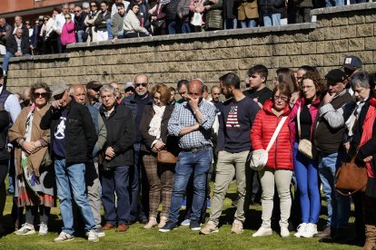 Homenaje del Ayuntamiento de Villablino (León), a los mineros fallecidos en el accidente de Cerredo (Asturias)