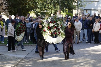 Homenaje del Ayuntamiento de Villablino (León), a los mineros fallecidos en el accidente de Cerredo (Asturias)