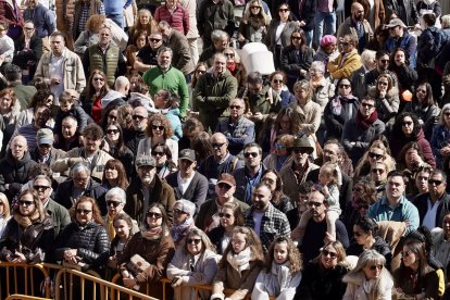 Celebración del pregón a caballo organizado por la Cofradía de las Siete Palabras de Jesús en la Cruz