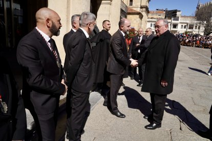 Celebración del pregón a caballo organizado por la Cofradía de las Siete Palabras de Jesús en la Cruz