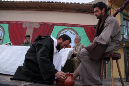 Representación del Viacrucis de Jiménez de Jamuz