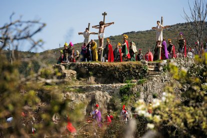 Representación de La Pasión Viviente en Serradilla del Arroyo (Salamanca)