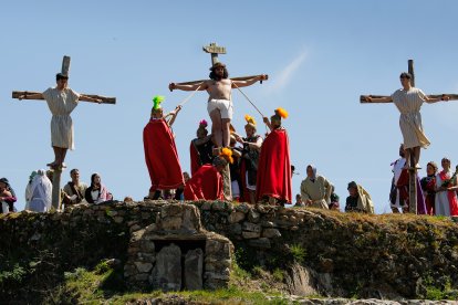 Representación de La Pasión Viviente en Serradilla del Arroyo (Salamanca)