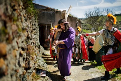 Representación de La Pasión Viviente en Serradilla del Arroyo (Salamanca)