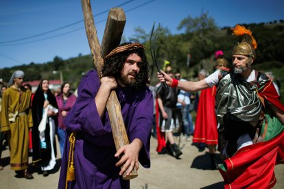 Representación de La Pasión Viviente en Serradilla del Arroyo (Salamanca)