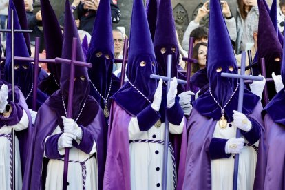 La Real Hermandad de Jesús Divino Obrero organiza la procesión del Encuentro de la Semana Santa de León