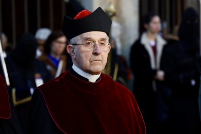 La Real Hermandad de Jesús Divino Obrero organiza la procesión del Encuentro de la Semana Santa de León