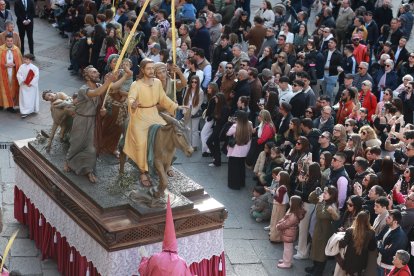Procesión de 'La Borrriquita' en Zamora del Domingo de Ramos en Zamora