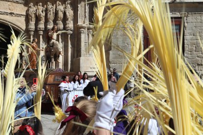 Procesión de las Palmas del Domingo de Ramos en Palencia