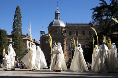 Procesión de Las Palmas del Domingo de Ramos en Salamanca