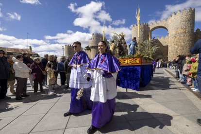 Procesión de las Palmas del Domingo de Ramos en Ávila