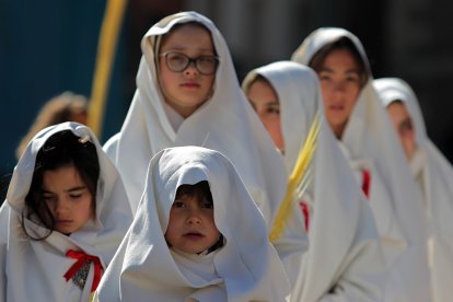 Procesión de las Palmas del Domingo de Ramos en León
