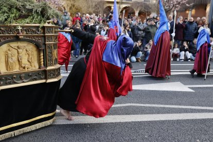 Procesión de la Cofradía de las Caídas de Jesús del Jueves Santo en Soria