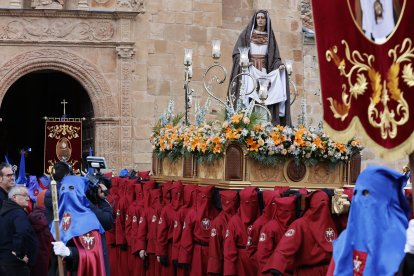 Procesión de la Cofradía de las Caídas de Jesús del Jueves Santo en Soria