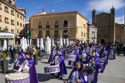 Procesión de la Cofradía de la Santa Veracruz en Agreda