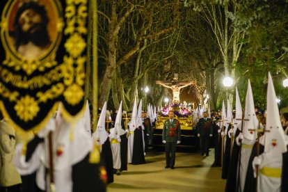 Procesión de la Cofradía de la Virgen de la Soledad en Soria