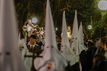 Procesión de la Cofradía de la Virgen de la Soledad en Soria