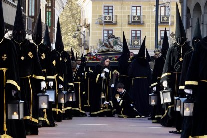 Procesión del Santo Entierro de Cristo de la Semana Santa de Valladolid.
