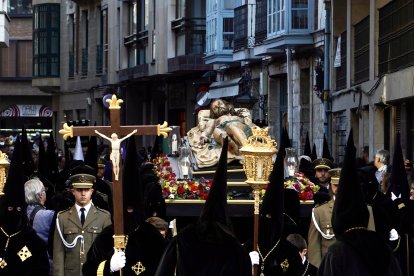 Procesión del Santo Entierro de Cristo de la Semana Santa de Valladolid.