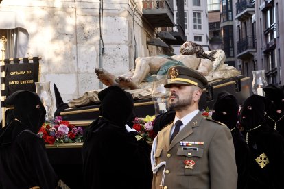 Procesión del Santo Entierro de Cristo de la Semana Santa de Valladolid.