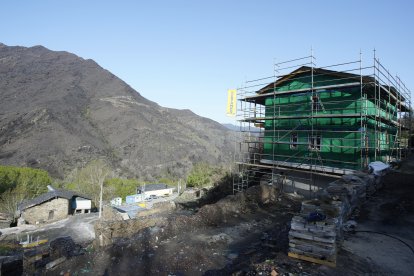 Reconstrucción del pueblo de Lusio (León), afectado por los incendios de agosto del año 2025