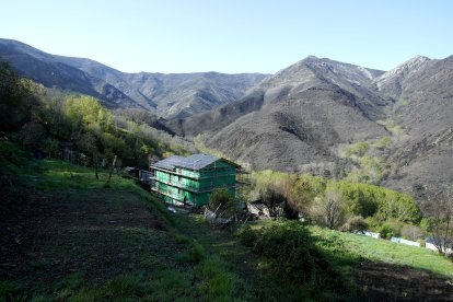 Reconstrucción del pueblo de Lusio (León), afectado por los incendios de agosto del año 2025