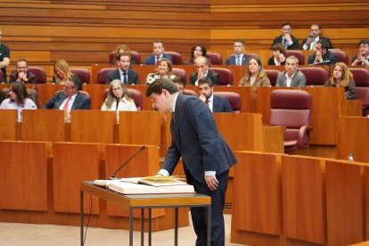 Un momento de la sesión constitutiva de las Cortes de Castilla y León.