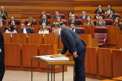 Un momento de la sesión constitutiva de las Cortes de Castilla y León.