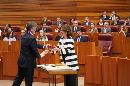 Un momento de la sesión constitutiva de las Cortes de Castilla y León.