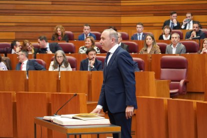 Un momento de la sesión constitutiva de las Cortes de Castilla y León.