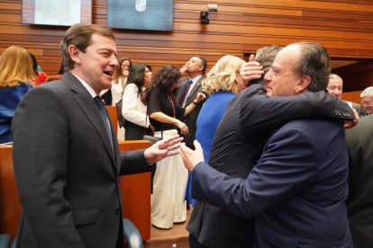 Un momento de la sesión constitutiva de las Cortes de Castilla y León.