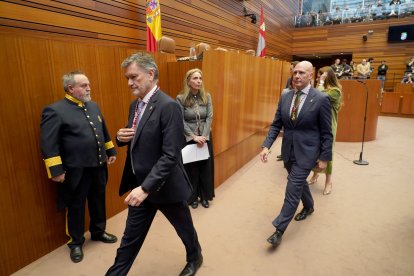 Un momento de la sesión constitutiva de las Cortes de Castilla y León.