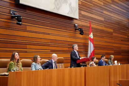 Un momento de la sesión constitutiva de las Cortes de Castilla y León.