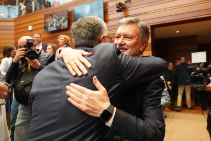 Un momento de la sesión constitutiva de las Cortes de Castilla y León.
