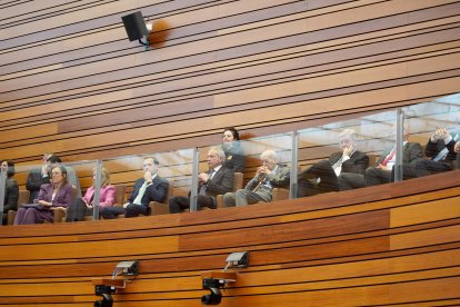 Un momento de la sesión constitutiva de las Cortes de Castilla y León.