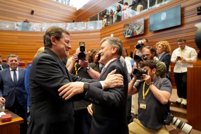 Un momento de la sesión constitutiva de las Cortes de Castilla y León.