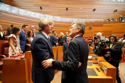 Un momento de la sesión constitutiva de las Cortes de Castilla y León.