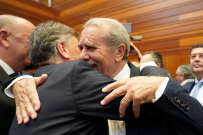 Un momento de la sesión constitutiva de las Cortes de Castilla y León.