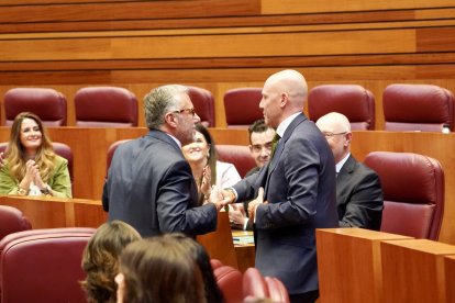 Un momento de la sesión constitutiva de las Cortes de Castilla y León.