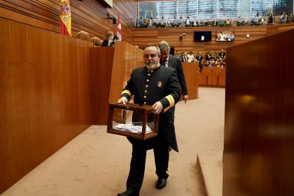 Un momento de la sesión constitutiva de las Cortes de Castilla y León.